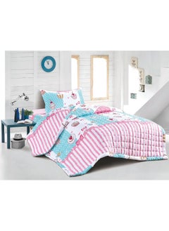 Pink white green