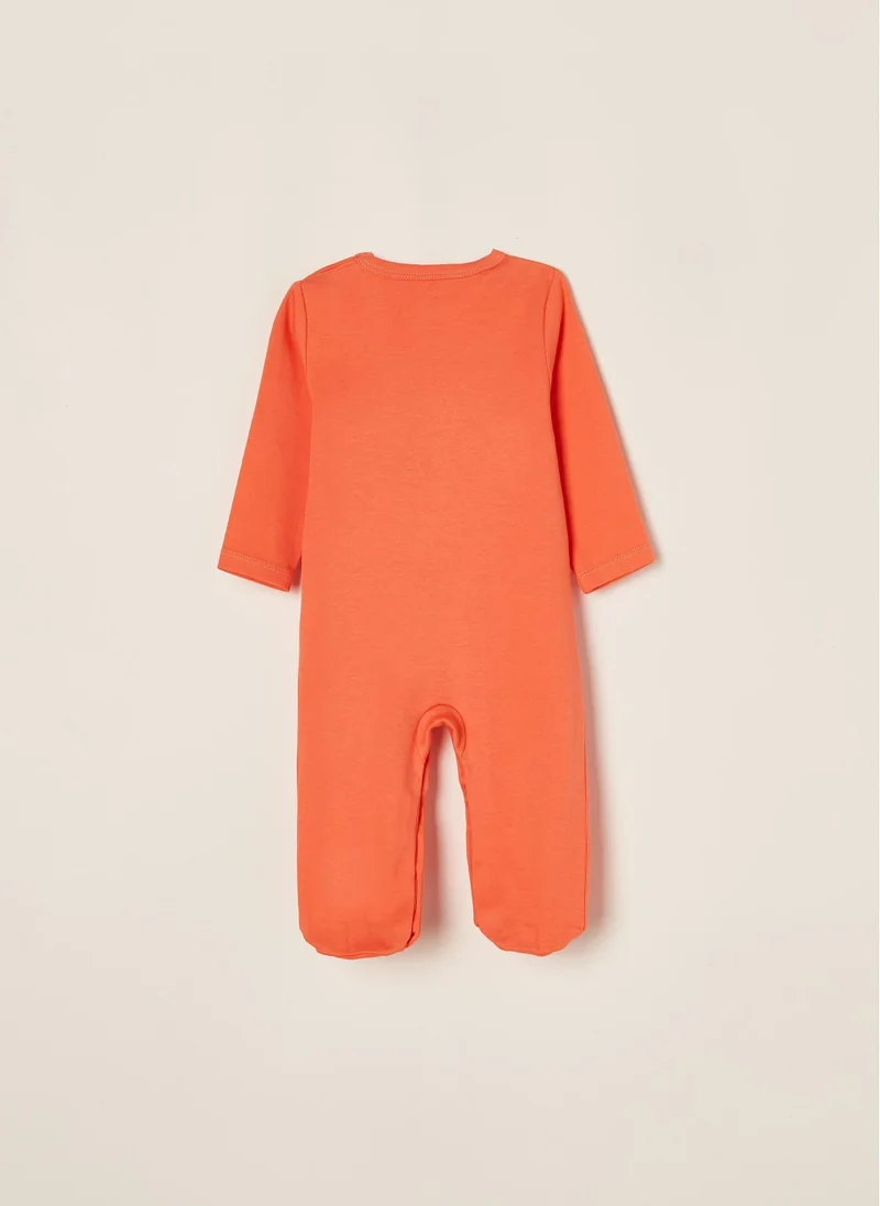 زيبي 3 Sleepsuits for Babies 'Keep Calm, Drink Milk', Multicoloured