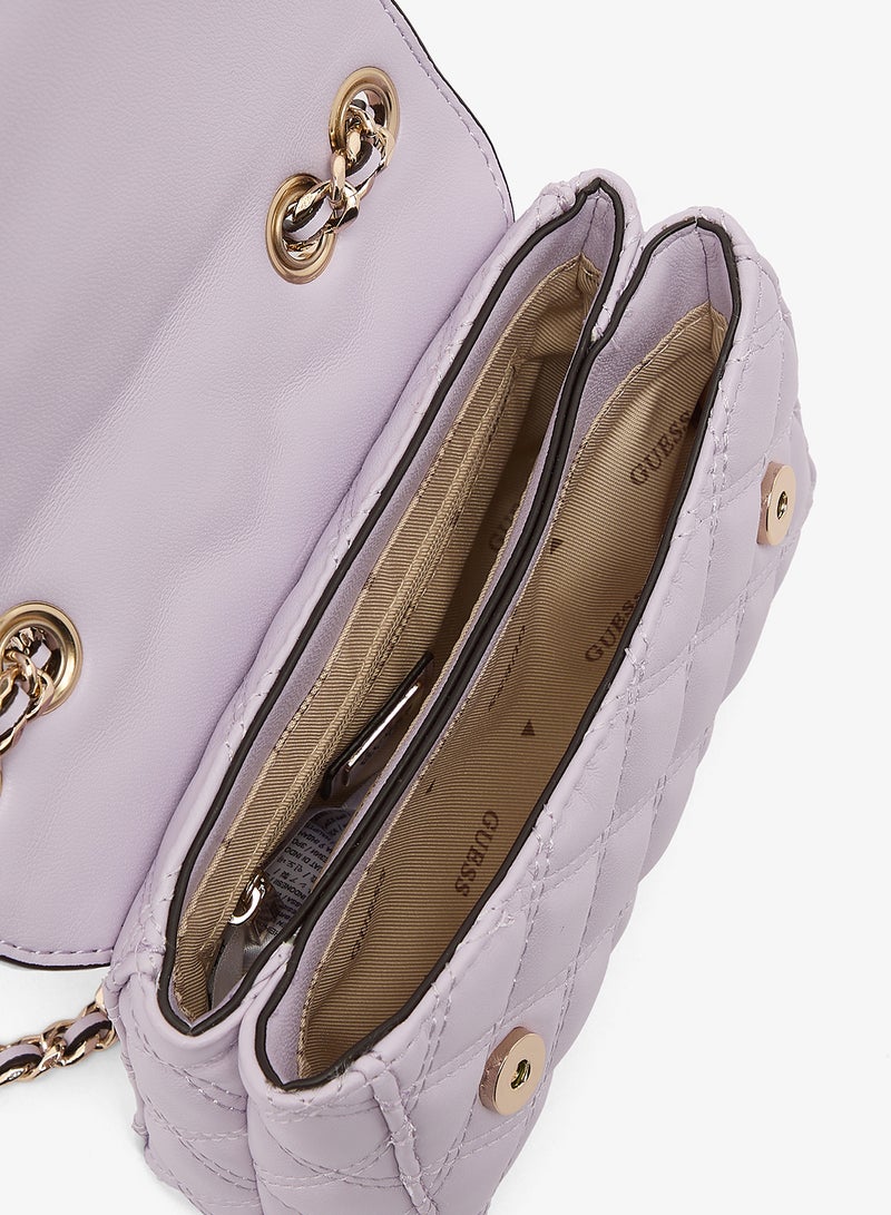 GUESS Giully II Mini Convertible Flap Over Crossbody Bag - Image 4