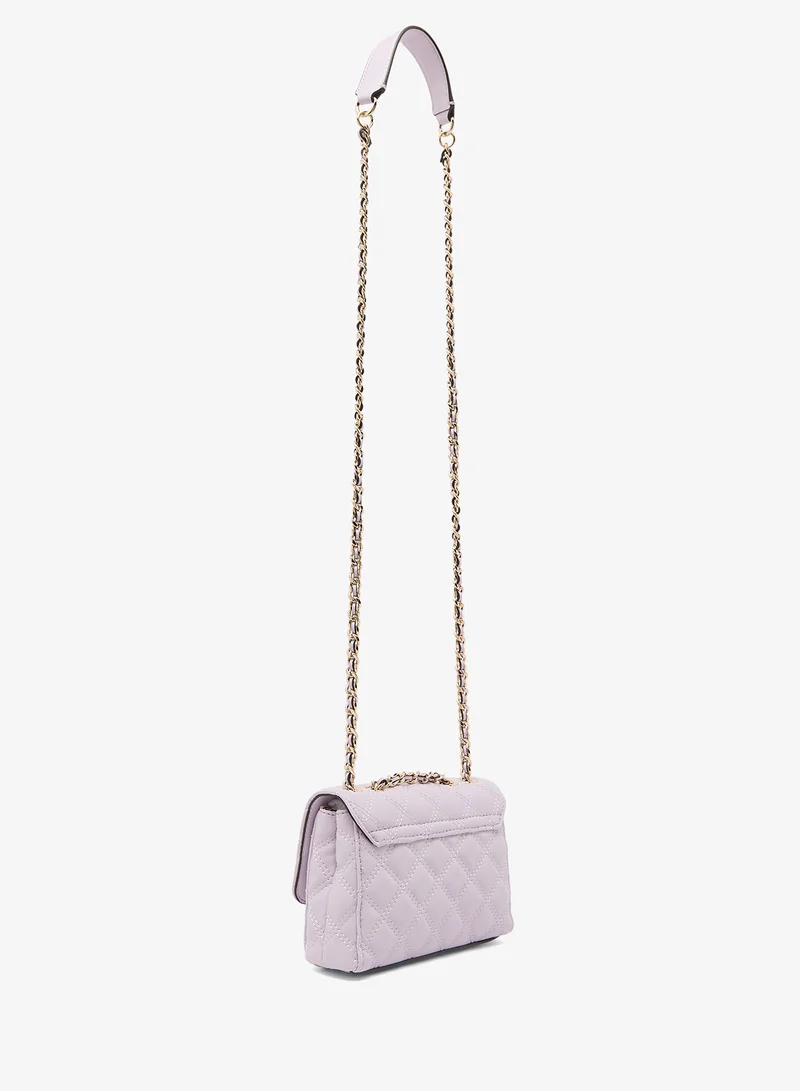 GUESS Giully II Mini Convertible Flap Over Crossbody Bag