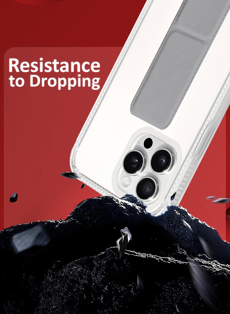 CATANES ( for iPhone 16 Pro ) 3 Pack, 1 Case and 2 Screen Protectors, with Phone Grip and Expanding Stand, Kickstand Fully Protective Cover with Phone Grip Holder - Image 4