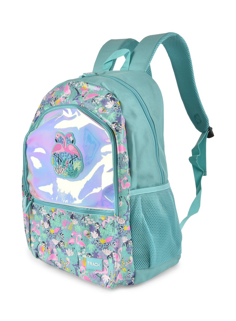 تراك حقيبة ظهر مدرسية تراك، شنطة أنيقة، متينة ونابضة بالحياة مقاس 18 بوصة AS004-18 - Image 2