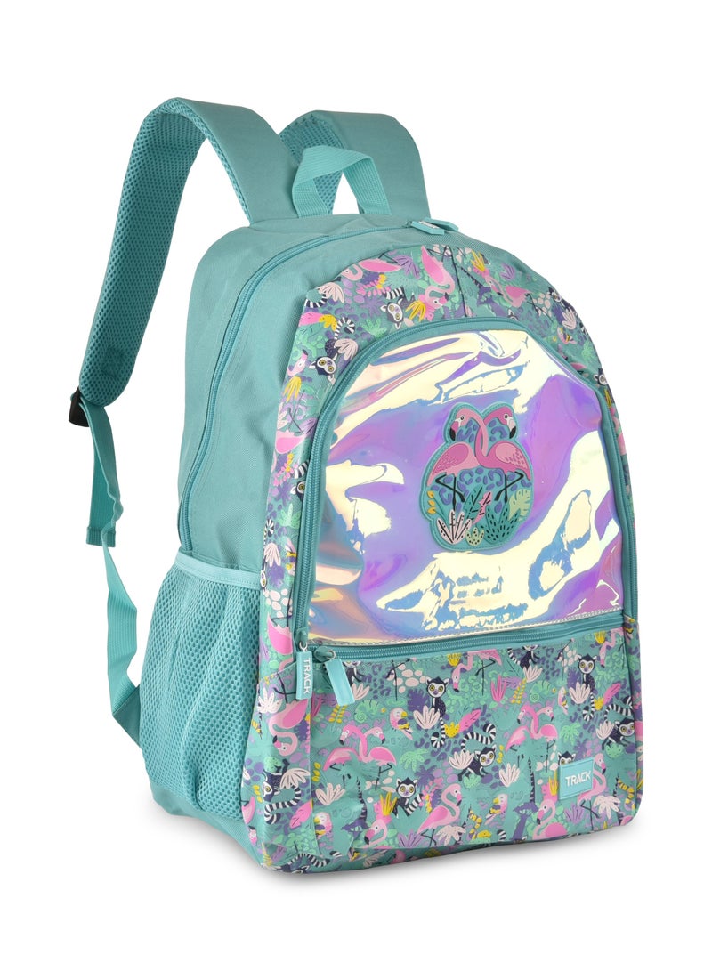 تراك حقيبة ظهر مدرسية تراك، شنطة أنيقة، متينة ونابضة بالحياة مقاس 18 بوصة AS004-18 - Image 3