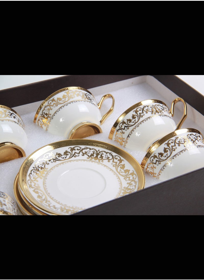 MARS Q Tea or cappuccino cups and saucers set  - Image 4