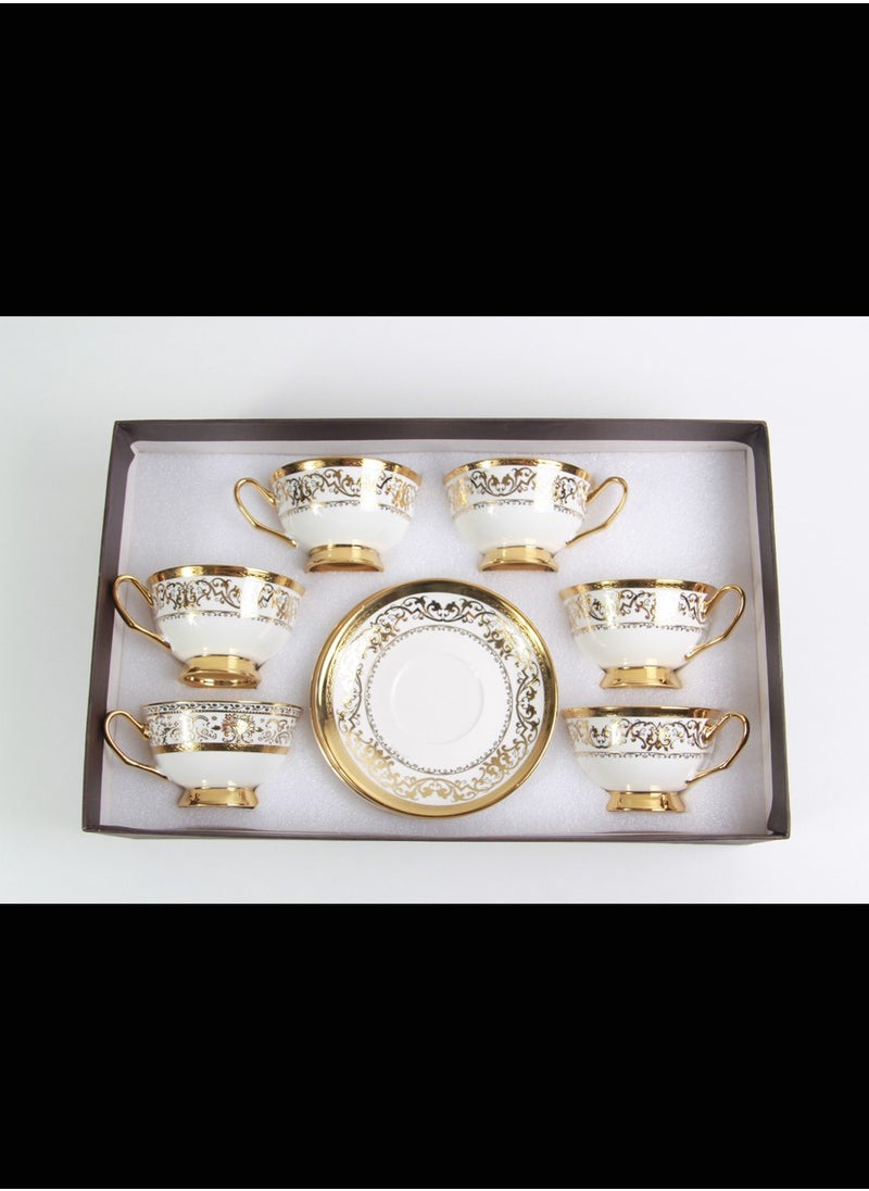 MARS Q Tea or cappuccino cups and saucers set  - Image 1