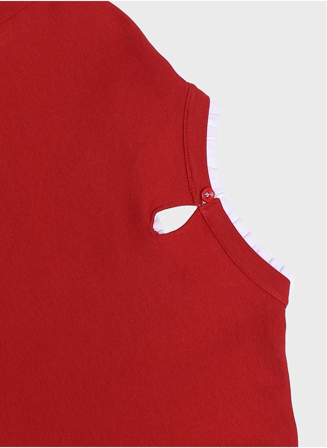 LC WAIKIKI Ruffle Collar Straight Long Sleeve Women's Tunic  - Image 3