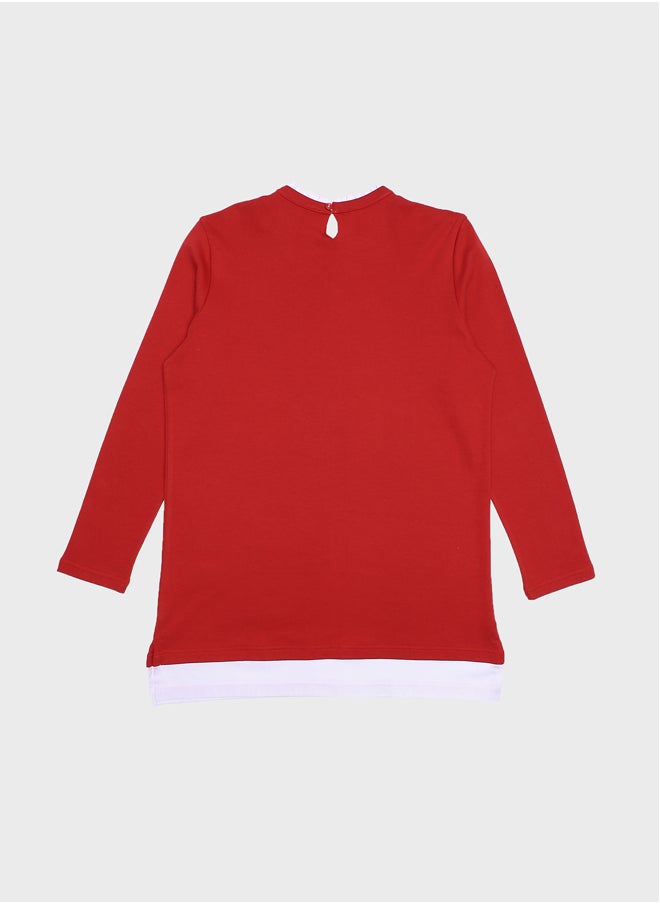 LC WAIKIKI Ruffle Collar Straight Long Sleeve Women's Tunic  - Image 4