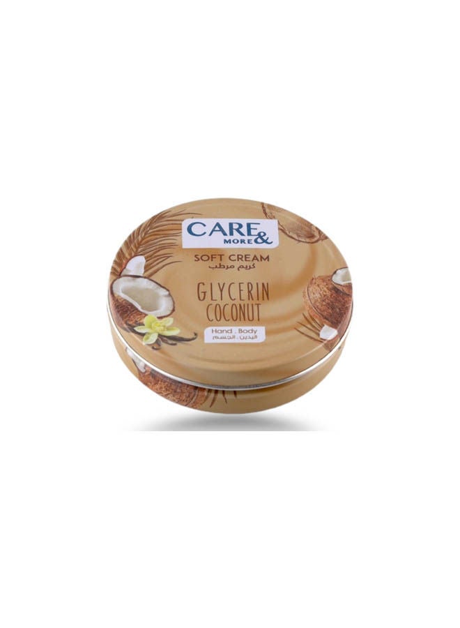 Care & More Soft Cream Glycerin & Coconut 250 ml