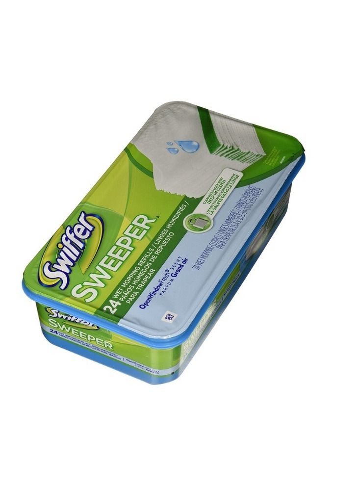 أقمشة مسح مبللة من سويفر 24 قطعة ، برائحة منعشة - Image 2