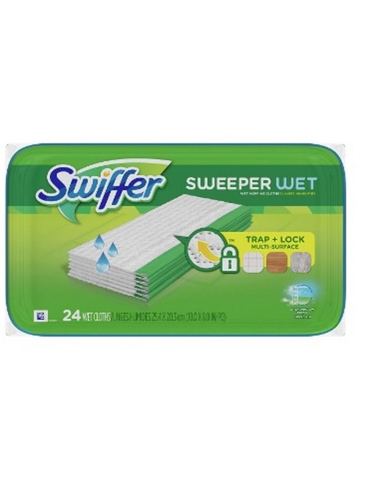 أقمشة مسح مبللة من سويفر 24 قطعة ، برائحة منعشة - Image 1