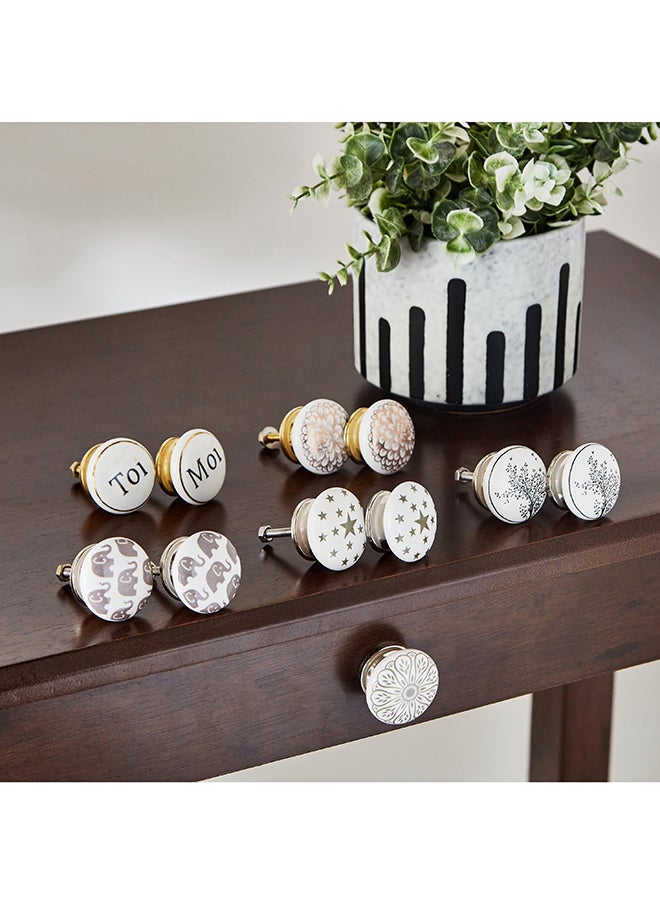 Home Box Splendid 4-Piece Moi Toi Doorknob Set x 5.5 x 4 cm  - Image 5
