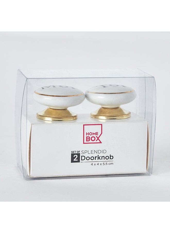 Splendid 4-Piece Moi Toi Doorknob Set x 5.5 x 4 cm