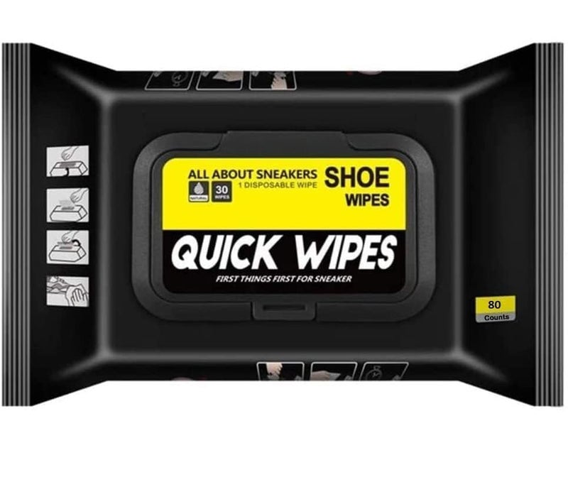 SENVIL Quick Sneaker Wipes – Disposable Shoe Cleaner Wet Wipes, 2-Pack (30 Each) - Image 1