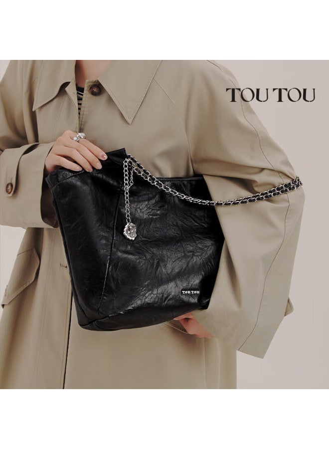 Toutou Women's Handbag , Work Commute Tote Bag, Large Capacity Chain Bag, Shoulder Bag, Qixi Gift For Girlfriend - Image 2