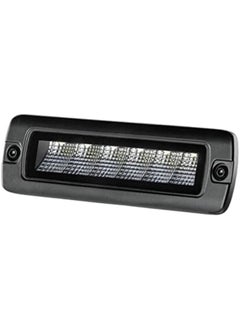 HELLA LED Mini Light Bar - LED Off Road Driving Lights for Jeep Pickup Truck SUV ATV - 6.2" Flush Mount Flood Light with DT Cable, Frame and Wiring Harness  - Image 1