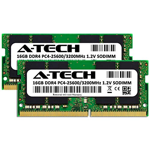 A-Tech 32GB (2x16GB) DDR4 3200 MHz SODIMM PC4-25600 (PC4-3200AA) CL22 Non-ECC Laptop RAM Memory Modules - Image 2
