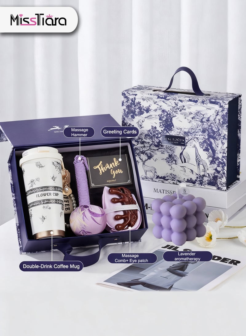 MissTiara Luxury Gift Box , 5-in-1 Heartwarming Set, Friendship Gift, Perfect Gift, Birthday Gift, Best Gift for Family, Friends, Colleagues, etc.Suitable for Festival, Birthday, Anniversary, etc - Image 1