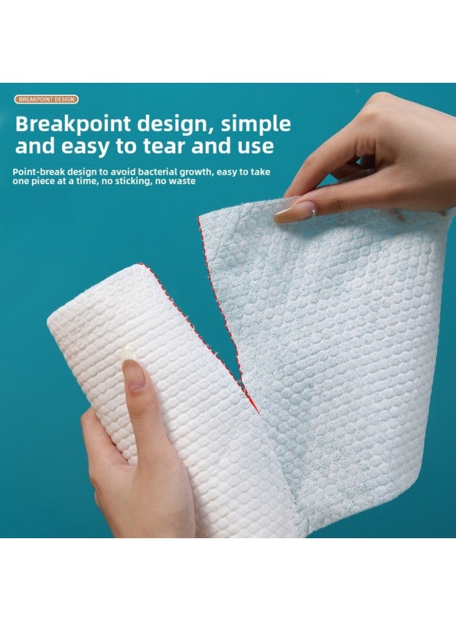 Disposable Foot Wiping Cloth Foot Bath Household Water Absorbing Foot Wiping Paper Hotel Foot Wiping Pedicure Hair-free Towel For Lazy People-Color:20*20 (300g) Running Volume Model (qianwai Pure White) - Image 3