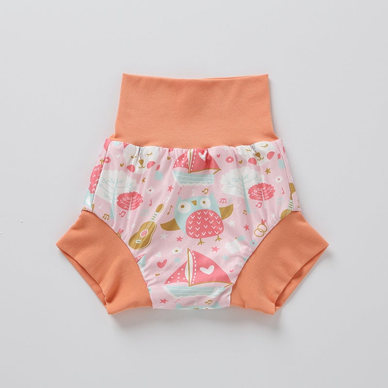 Baby Diaper Pants Swimming Trunks Baby Diaper Breathable Diaper Pants Waterproof Washable Underwear Thin Leakproof High Waist Shorts - Image 1