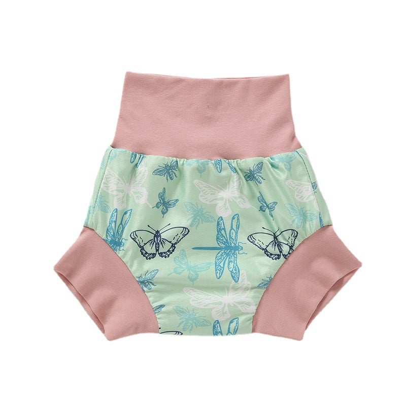 Baby Diaper Pants Swimming Trunks Baby Diaper Breathable Diaper Pants Waterproof Washable Underwear Thin Leakproof High Waist Shorts - Image 5