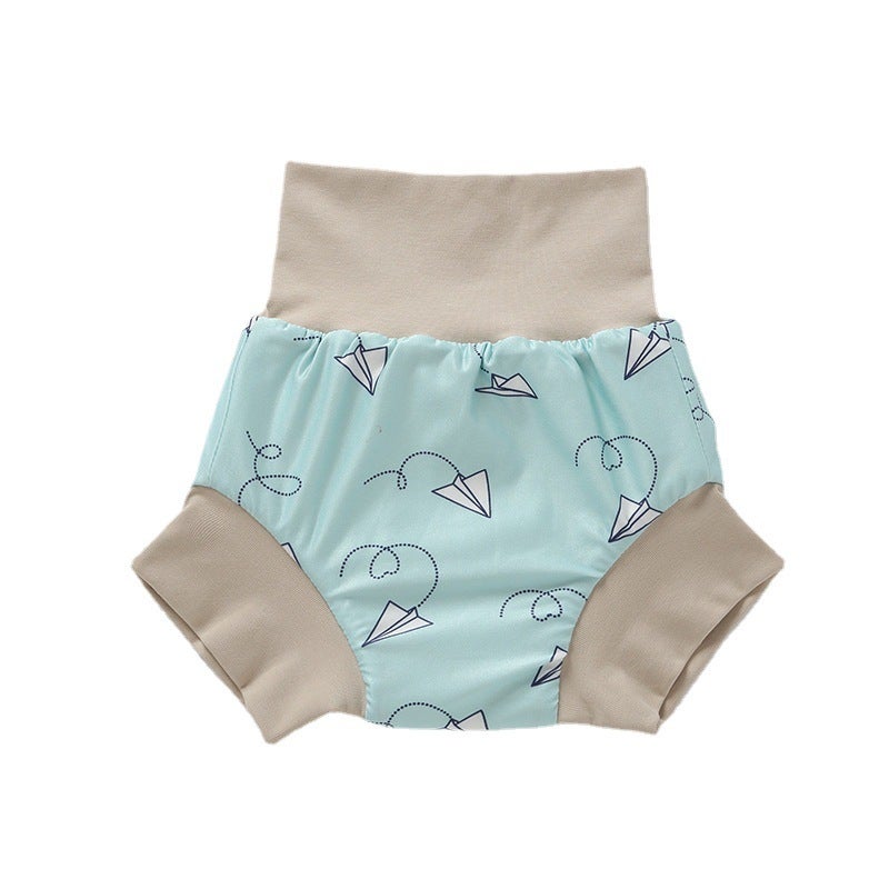 Baby Diaper Pants Swimming Trunks Baby Diaper Breathable Diaper Pants Waterproof Washable Underwear Thin Leakproof High Waist Shorts - Image 3