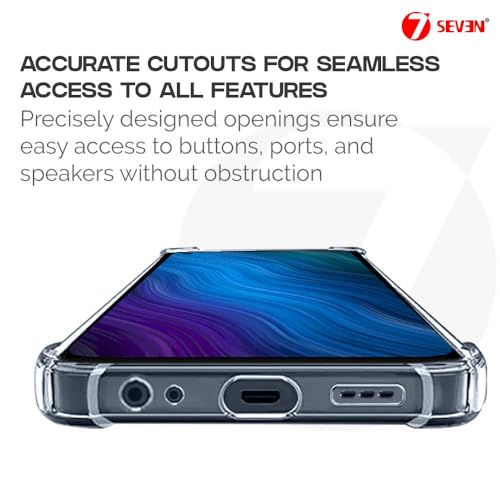 7-Seven 7SEVEN® Back Cover for VIVO Y30 | VIVO Y50 Transparent Mobile Back Case Shock Proof Design Camera Edges Protection Crystal Clear Phone Case Silicon Soft TPU and Flexible Bumper Phone Cover - Image 5