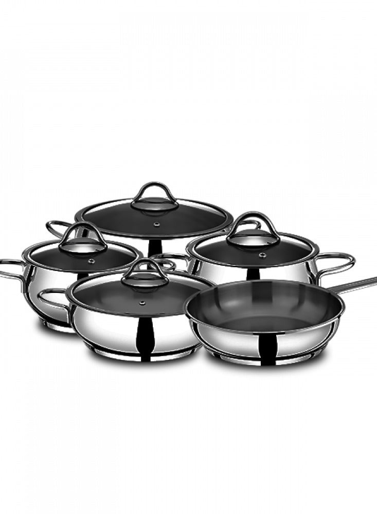 MASTER COOK MasterCook Cook Pot,Stainless Steel,9 Pieces,109-09-BA3100 - Image 1