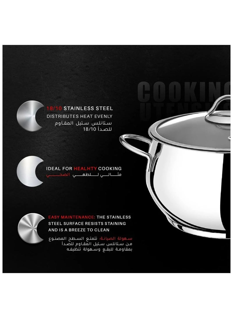 MASTER COOK MasterCook Cook Pot,Stainless Steel,9 Pieces,109-09-BA3100 - Image 5