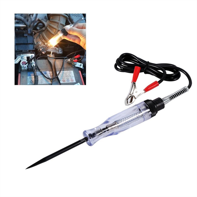 Fydun Electrical Wire Circuit Tester, 6V/24V Car Electrical Circuit Continuity Tester with Indicator Light, Wire Length - Image 4