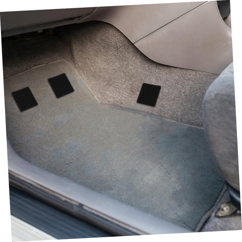 10 Sets Car Floor Mats For SUV Non Slip Adhesive Backed Hook Loop Patches - Image 5