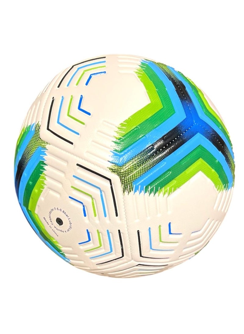 VIO Soccer Ball Size 5 PU Leather Professional Ball with Thermal Bonding for Training Games Official Match Football for Indoor Outdoor Play Birthday Gift Party Favors  - Image 1