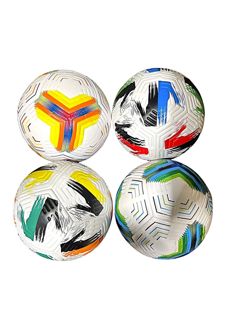 VIO Soccer Ball Size 5 PU Leather Professional Ball with Thermal Bonding for Training Games Official Match Football for Indoor Outdoor Play Birthday Gift Party Favors  - Image 5