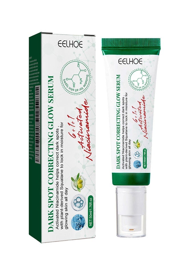 EELHOE Dark Spot Correcting Glow Serum 50ml, Brightening, Anti Aging, Acne Scars, Fine Lines, Hyperpigmentation and Dark Circles, Dark Spot Treatment - Image 1