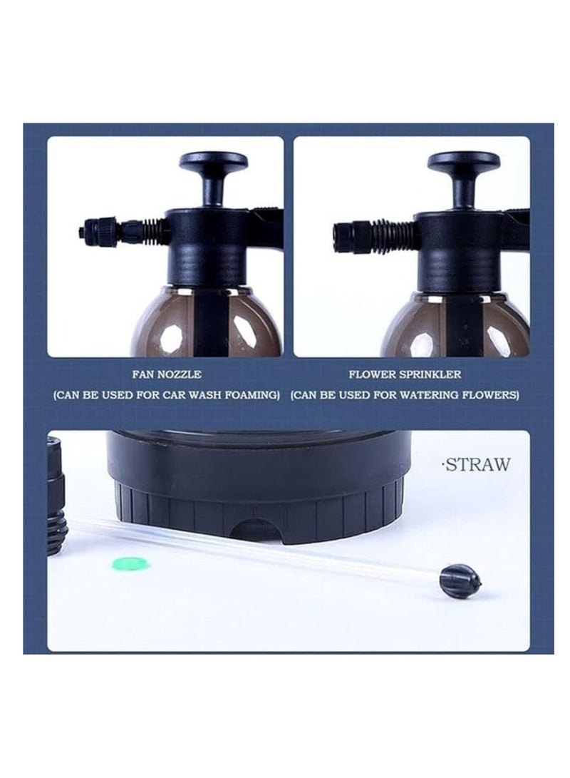 Generic Foam Sprayer Car Wash Tools Foam Maker Garden Water Spray Bottle Auto Cleaning Spray Water Can Car Cleaning Tools-2L  - Image 5