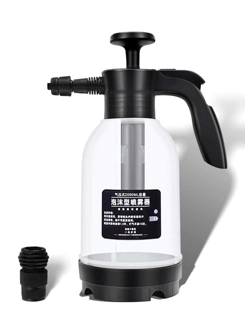 Generic Foam Sprayer Car Wash Tools Foam Maker Garden Water Spray Bottle Auto Cleaning Spray Water Can Car Cleaning Tools-2L  - Image 1