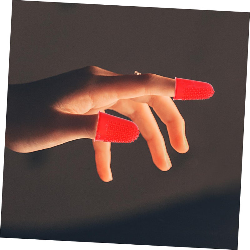 10Pcs Non Slip Finger Guards Breathable Rubber Finger Covers For Money Counting Sewing Crafting - Image 5