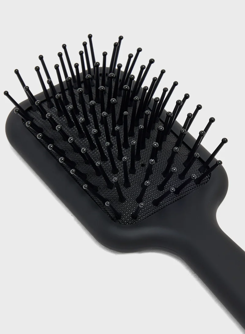 Ghd Brand ghd The Mini All-Rounder Paddle Hair Brush Travel-Sized Detangling Hair Brush for Thick Hair Broad Flat Base to Create Straight and Sleek Blow-Dries ,Black
