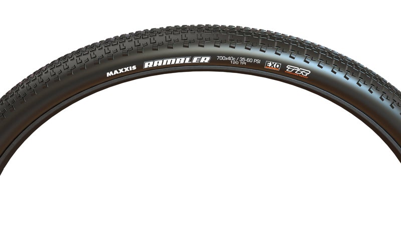 Maxxis ماكسيس رامبلر - مركب مزدوج - 700، 650 - إكس أو، سيلك شيلد - بدون أنابيب | إطار جرافل متعدد الاستخدامات، حجم 700x38C - إكس أو - Image 3