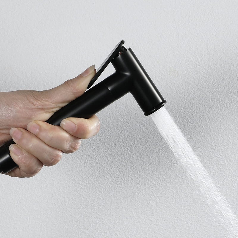 Stainless Steel Handheld Toilet Sprayer Kit With 1 5m Hose And Hook Black - Image 3