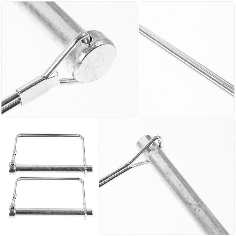 Heavy Duty 12mm Trailer Hitch Pin Clip Set 80mm Locking Towing Hardware - Image 4