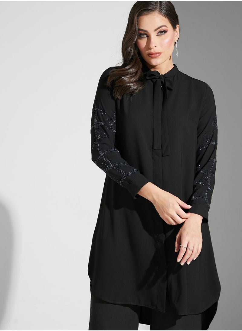Khizana - Embellishment Sleeve Tunic - Image 1