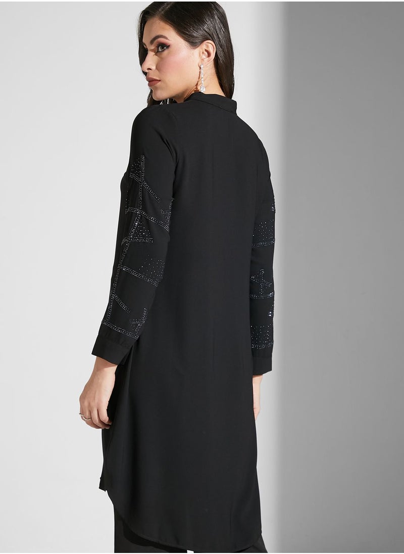 Khizana - Embellishment Sleeve Tunic - Image 1