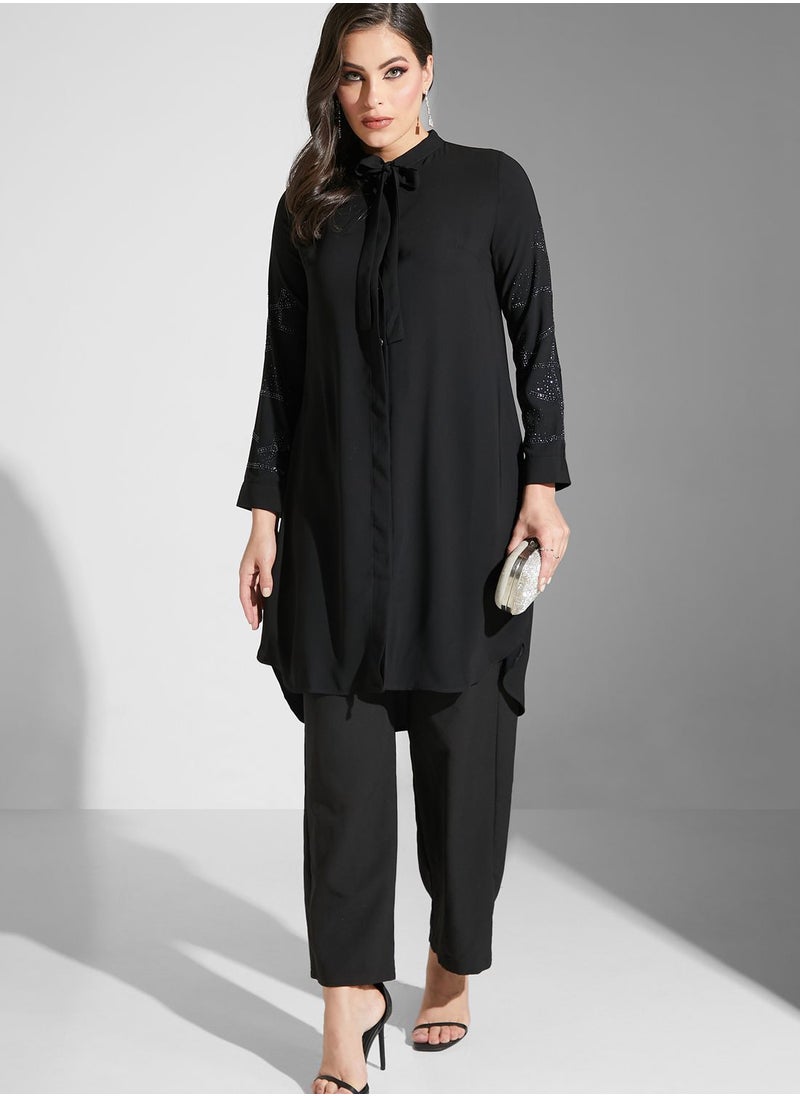 Khizana - Embellishment Sleeve Tunic - Image 1