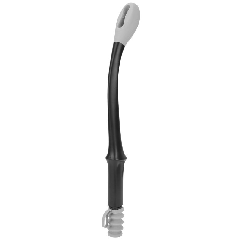 Long Reach Self Assist Wiper Grey Anti-Skid ABS Handle Soft Silicone Head - Ergonomic Easy Grip Toilet Paper Wiping Aid for Elderly Disabled Bathroom Self Care - Image 3