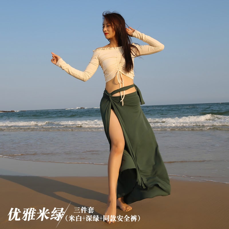 Dancer Belly Dance Oriental Dance Suit Belly Dance Clothing Belly Dance Clothing New S252 Q3106 - Image 1