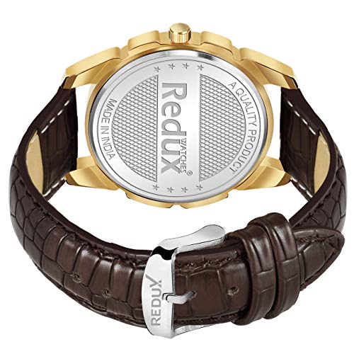 REDUX Analogue Golden Dial Watch for Men RWS0367S - Image 4