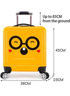 GoldenLike Kids Luggage Children Travel Suitcase 20 Inch Cartoon Rolling Trolley Case with Wheels Children's Carry on Luggage for Boys Girls Travel and School  - Image 2