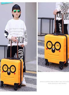 GoldenLike Kids Luggage Children Travel Suitcase 20 Inch Cartoon Rolling Trolley Case with Wheels Children's Carry on Luggage for Boys Girls Travel and School  - Image 3