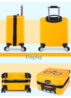 GoldenLike Kids Luggage Children Travel Suitcase 20 Inch Cartoon Rolling Trolley Case with Wheels Children's Carry on Luggage for Boys Girls Travel and School  - Image 5