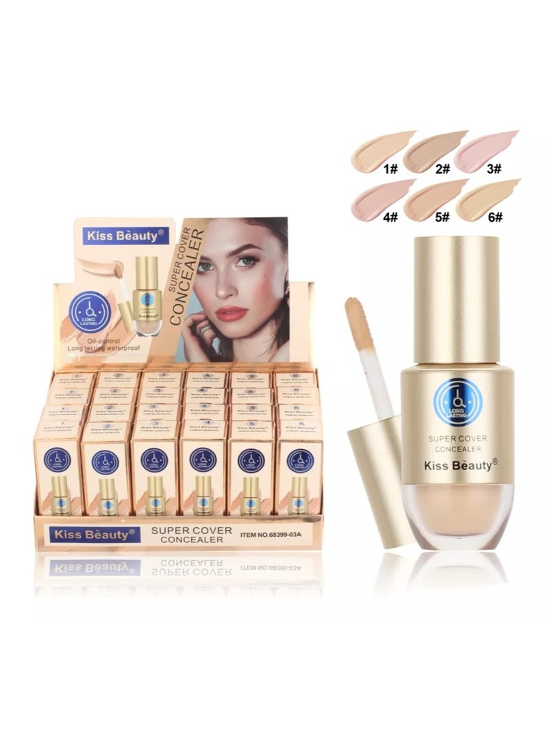 Kiss Beauty 12 Hours Concealer for Sensitive Skin - Zero Irritation, Sweatproof Full Coverage, Dark Circle Remover, 8ml - Image 3